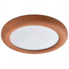 Πλαφονιέρα Γύψινη Φ40 LED 36W 230V 3000lm Θερμό Φως Τερακότα 42054-T